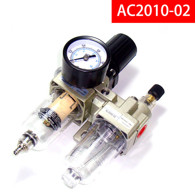AC2010-02 Luftpumpe-Kompressor-Ölfilter-Regler-Blockierpneumatischer Wasserabscheider-Druck-manuelle Entwässerungs-Versorgung