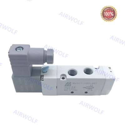 5/2 Way 3/2 way Mindman Aluminum DC24V AC220V Piston Spool Valves MVSC-180-4E1 MVSC-180-4E2   MVSC-180-4E2-DC24-L