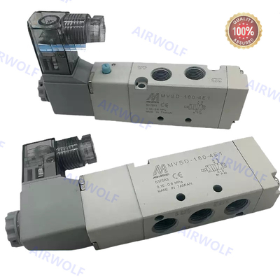 5/2 Way 3/2 way Mindman Aluminum DC24V AC220V Piston Spool Valves MVSC-180-4E1 MVSC-180-4E2   MVSC-180-4E2-DC24-L
