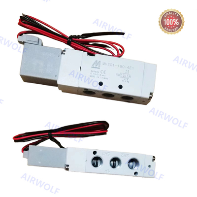 5/2 Way 3/2 way Mindman Aluminum DC24V AC220V Piston Spool Valves MVSC-180-4E1 MVSC-180-4E2   MVSC-180-4E2-DC24-L