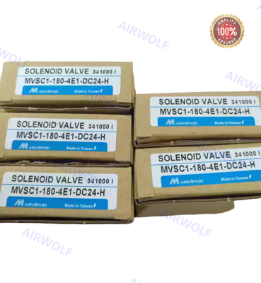 5/2 Way 3/2 way Mindman Aluminum DC24V AC220V Piston Spool Valves MVSC-180-4E1 MVSC-180-4E2   MVSC-180-4E2-DC24-L