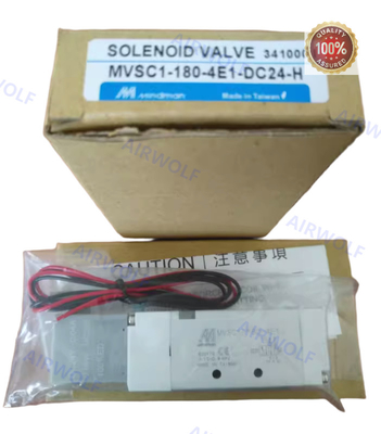 5/2 Way 3/2 way Mindman Aluminum DC24V AC220V Piston Spool Valves MVSC-180-4E1 MVSC-180-4E2   MVSC-180-4E2-DC24-L