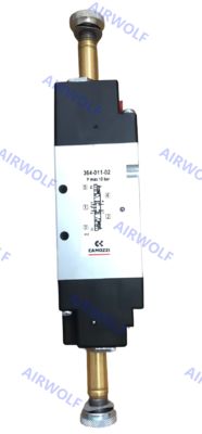Camozzi 3/2 5/2 Way Solenoid Valve 1/8 1/4 Port 24V DC 230V AC 334-015-02 344-015-02 358-015-02 354-015-02 334-015-02-G77 334-015-02-G7J 334-015-02-G7K 334-015-02-G73 334-015-02-G72 344-015-02-G77
