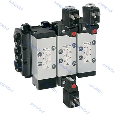 Camozzi 5/2 5/3 Way ISO5599/1 Solenoid Valve 24V DC 230V AC Size 1 2 3 951-000-P11-23 951-000-P15-23 952-000-P15-23 951-000-P11-23-G77 951-000-P11-23-G7J 951-000-P11-23-G7K 951-000-P11-23-G73