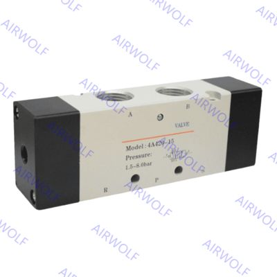 4A410-15, 4A420-15 AIRTAC 4A400 Series 5/2 way Air Valve 1/4" 3/8"