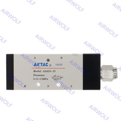 4A410-15, 4A420-15 AIRTAC 4A400 Series 5/2 way Air Valve 1/4" 3/8"