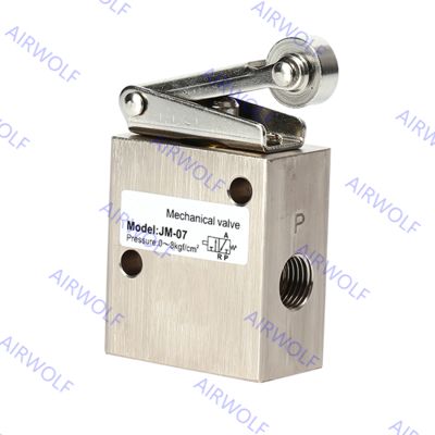 JM-05, JM-06, JM-06A, JM-07 Sunrise JM Series 3/2 way Mechanical Manual Valves 1/4"