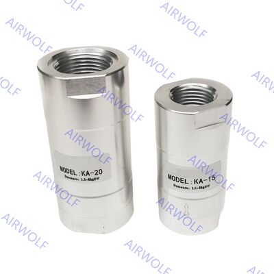 KA-06, KA-08, KA-10, KA-15, KA-20 KA Series Air Flow Control One-way Check Valve 1/8", 1/4", 3/8", 1/2", 3/4"