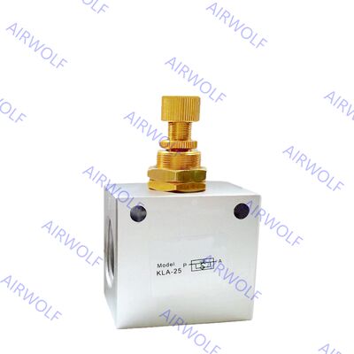 KLA Series KLA-15, KLA-20, KLA-25 one-way Air Flow Control Check Valve 1/2", 3/4", 1"