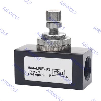 RE-01, RE-02, RE-03, RE-04 Sunrise RE Series One-way Flow Control Valve 1/8", 1/4", 3/8", 1/2"