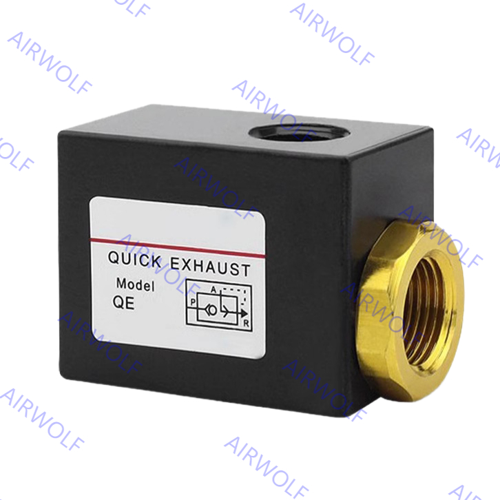 QE-01, QE-02, QE-03, QE-04 Sunrise QE Series Quick Exhaust Valve 1/8", 1/4", 3/8", 1/2"