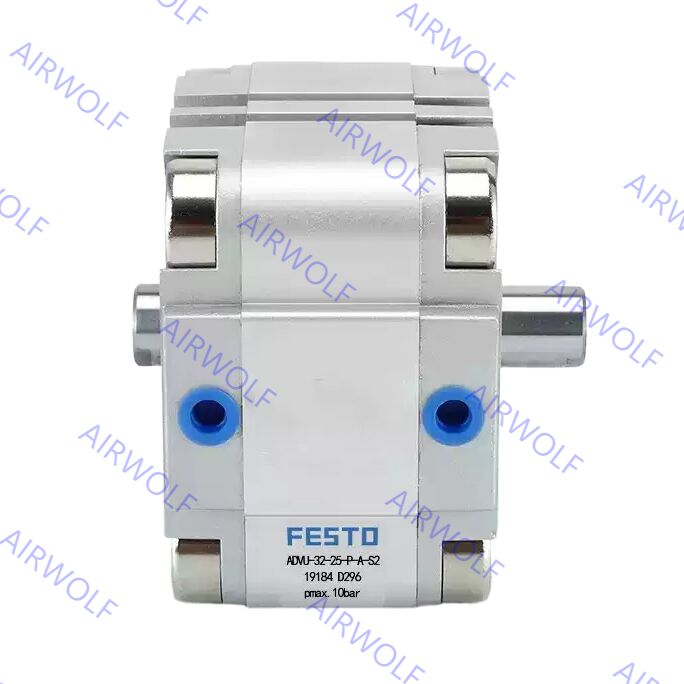 Festo Variable Stroke ADVU-32-...-P-A,-40,-50,-63 -S2 -S6 Double-Acting Compact Cylinder