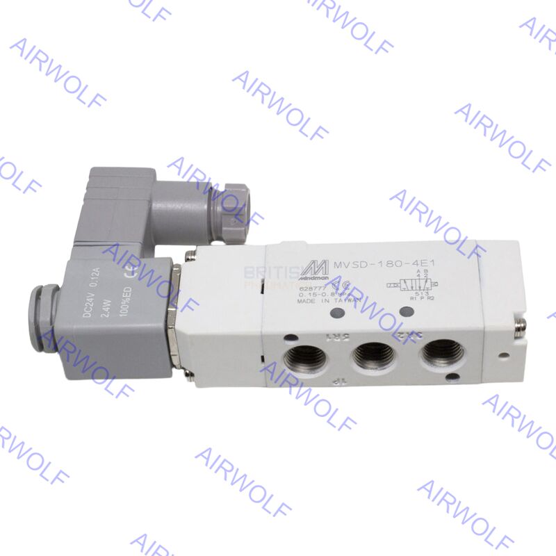 Mindman MVSD-180-4E1 MVSD-180-4E2 MVSD-180-4E2C, P, R 5/2 way  5/3 way Solenoid Valve Rc1/8