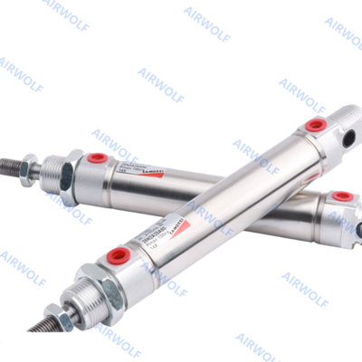 CAMOZZI ISO6432 Pneumatischer Zylinder aus Edelstahl 0,15-1,0MPa 24 25er Reihe